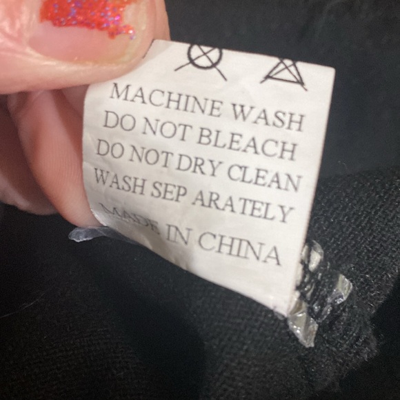 Jean jacket with chain fringe Size 2x - Picture 7 of 11